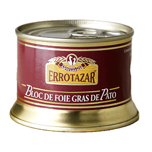 Bloc de Foie gras de pato Errotazar 130 gr.