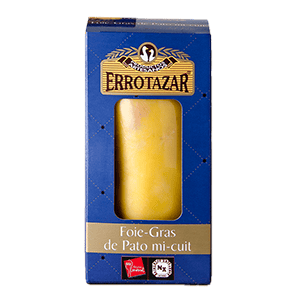 Foie-gras de pato mi-cuit Errotazar 300 gr.