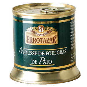 Mousse de higado de Pato Errotazar 200 g.