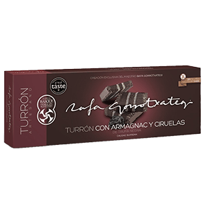 Turron con Armagnac y Ciruelas Gorrotxategi 250 g.