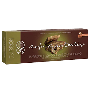 Turron Chocolate y Capuchino Pistachio Gorrotxategi 250 g.